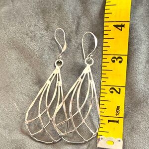 Silver earrings
